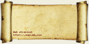 Jasmina Nešković vizit kartica